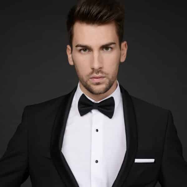Black Shawl Lapel