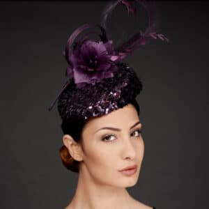 Fascinator (Plum)
