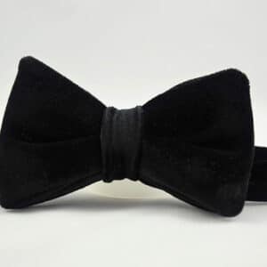 Black Velvet Bow Tie