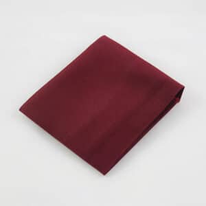 Burgundy Satin Pocket Square