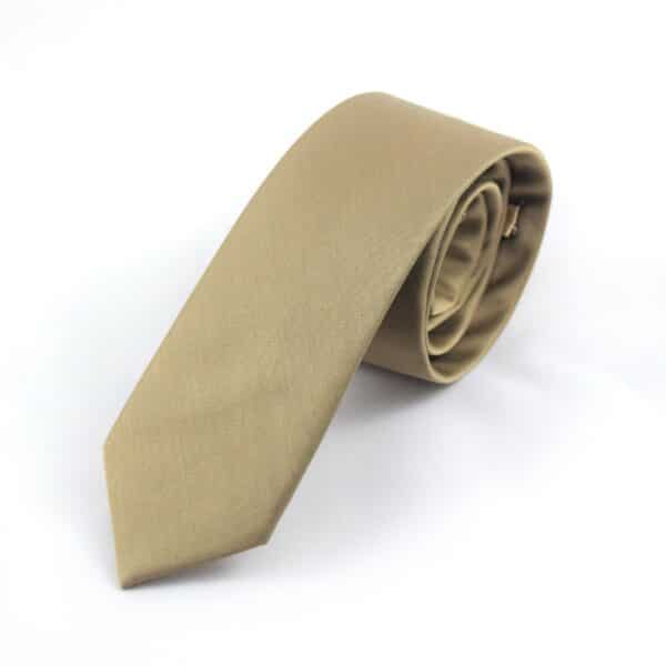 Gold Matte Tie