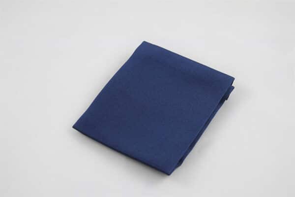Navy Satin Pocket Square