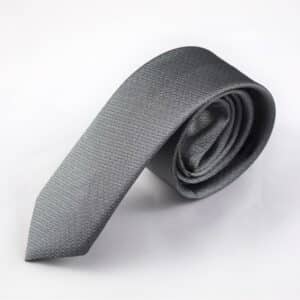 Pewter Self-Design Tie