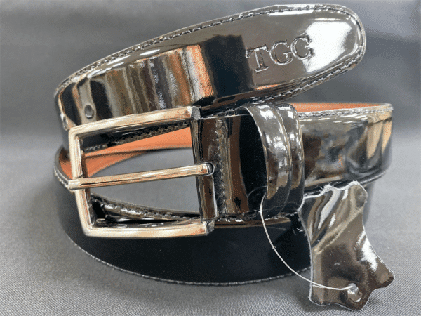 Duke Patent Leather Belt