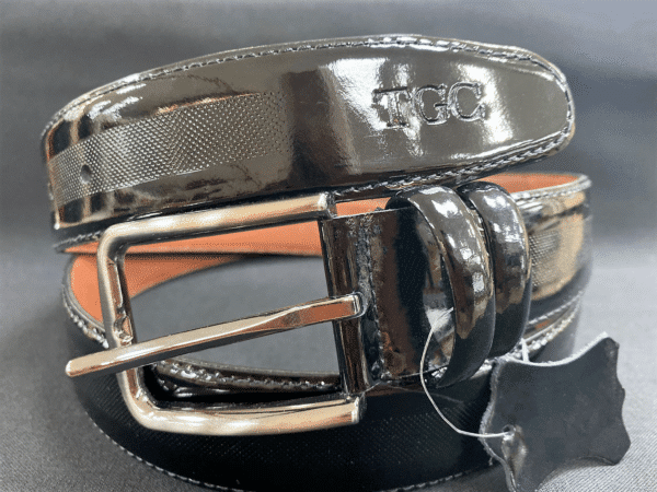 Haidon Patent Leather Belt