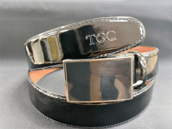 Scott Patent Leather Belt