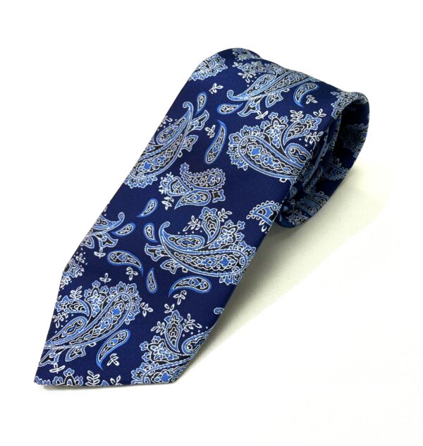 Blue Paisley Tie