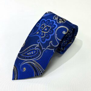 Royal Blue Paisley Tie